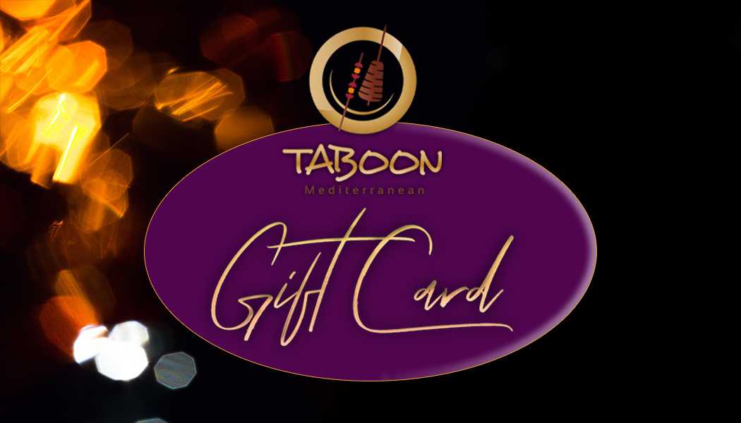Taboon Mediterranean Gift Cards