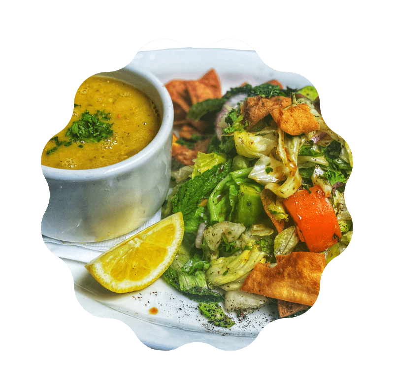 Taboon Mediterranean - Soups And Salads Menu